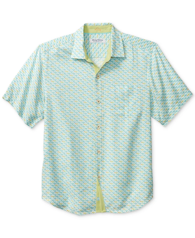 Tommy Bahama Men's Veracruz Cocktail Mixer Short Sleeve Button-Front Shirt