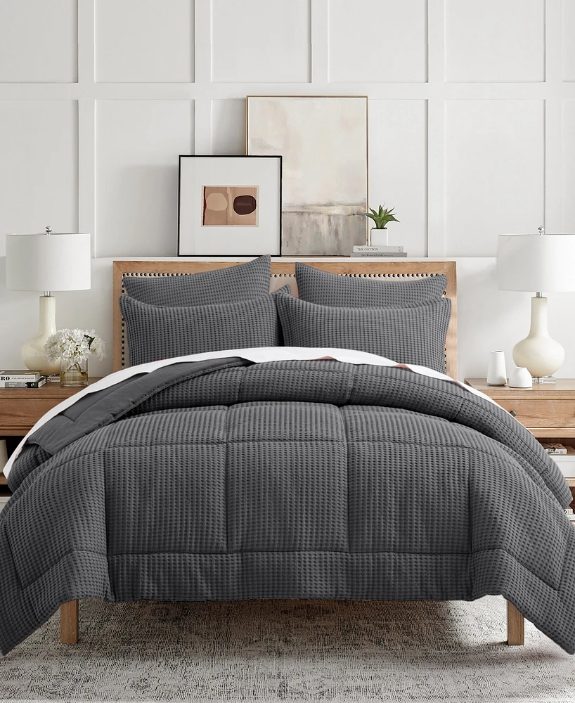Levtex Mills Waffle Textured 2-Pc. Comforter Set, Twin/Twin Xl