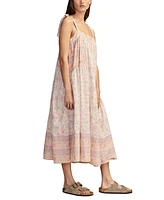 Lucky Brand Women's Cotton Grateful Dead Midi Dress