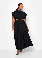 Rebdolls Women's Plus Desires Cut Out Maxi A Line Dress