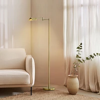 Brightech Leaf 53" Led Modern Pharmacy Reading Floor Lamp with Adjustable Neck