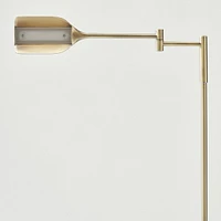 Brightech Leaf 53" Led Modern Pharmacy Reading Floor Lamp with Adjustable Neck