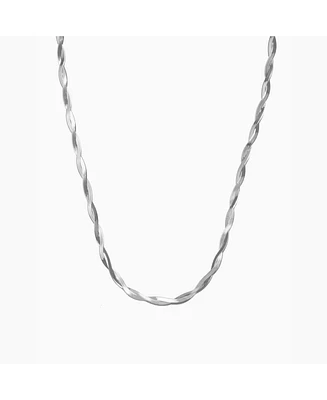 Bearfruit Jewelry Sterling Silver Cass Intertwined Snake Necklace