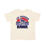 Sweet Wink Little and Big Boys Let Freedom Rawr Short Sleeve T-Shirt