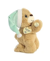 Aurora Medium Charlie Prayer Bear Precious Moments Inspirational Plush Toy Brown 9.5"