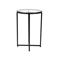 Fairdale End Table With Round Cross Brace Frame