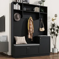 Streamdale Furniture Functional and Stylish Hall Tree with Storage Solutions