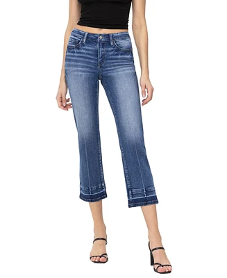 Flying Monkey Women's Mid Rise Relaxed Straight Jeans