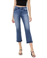 Flying Monkey Women's Mid Rise Relaxed Straight Jeans