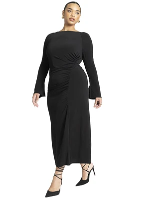 Eloquii Plus Size Relaxed Knit Maxi Dress
