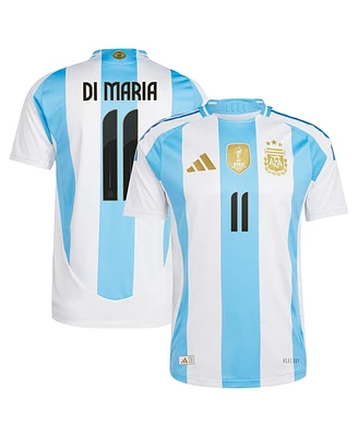 Adidas Men's Angel Di Maria White Argentina National Team 2024 Home Authentic Jersey