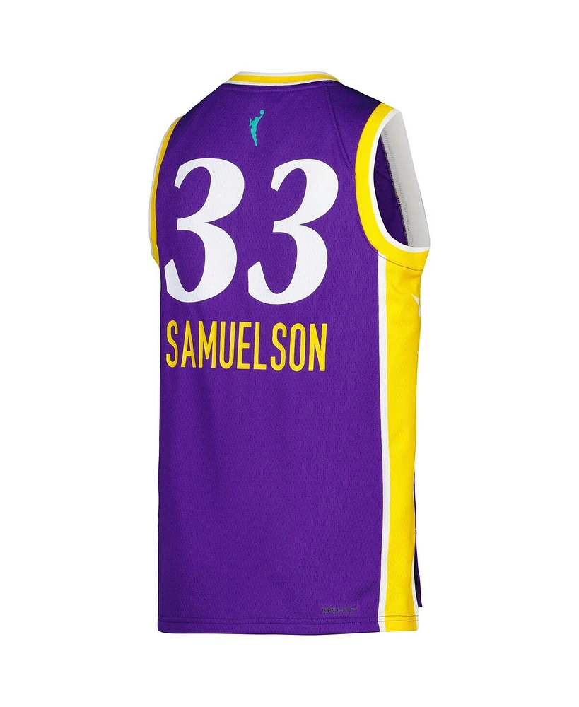 Nike Youth Katie Lou Samuelson Purple Los Angeles Sparks 2021 Explorer Edition Victory Player Jersey
