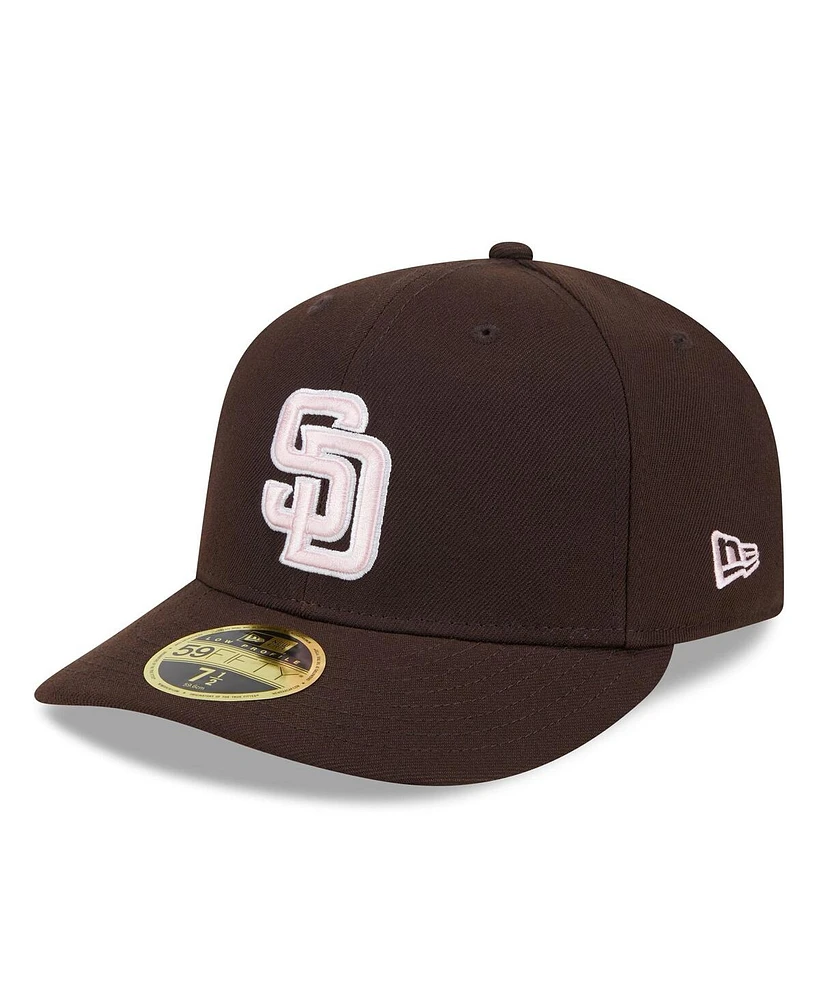 New Era Men's Brown San Diego Padres 2024 Mother's Day Low Profile 59FIFTY Fitted Hat