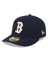 New Era Men's Navy Boston Red Sox 2024 Mother's Day Low Profile 59FIFTY Fitted Hat