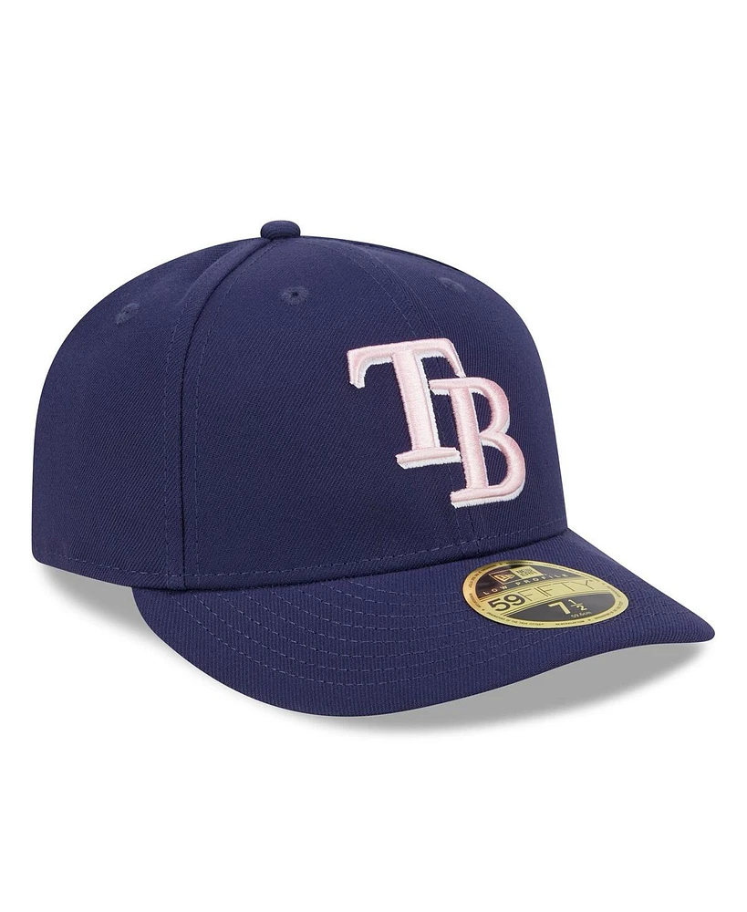 New Era Men's Navy Tampa Bay Rays 2024 Mother's Day Low Profile 59FIFTY Fitted Hat