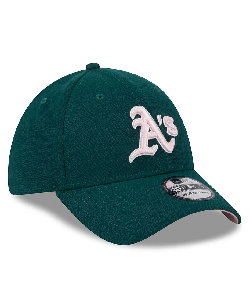New Era Men's Green Oakland Athletics 2024 Mother's Day 39THIRTY Flex Hat
