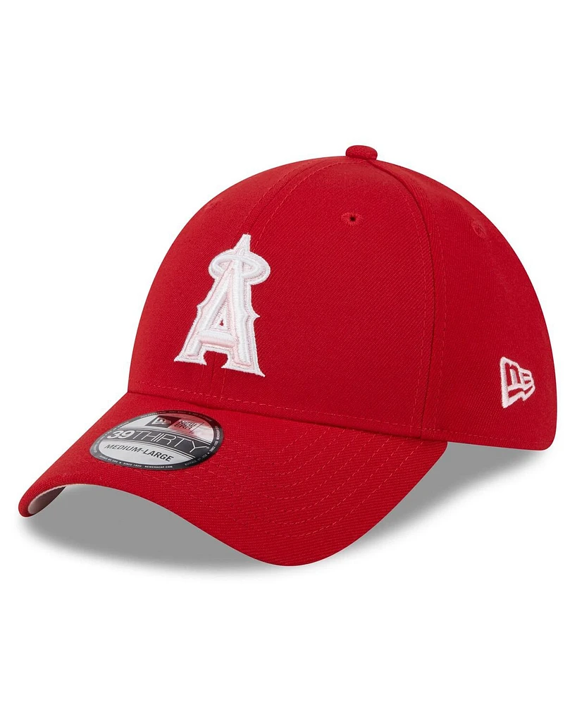 New Era Men's Red Los Angeles Angels 2024 Mother's Day 39THIRTY Flex Hat