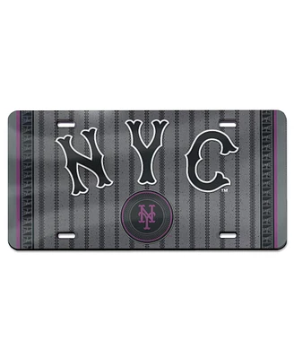 Wincraft New York Mets 2024 City Connect Laser Cut Acrylic License Plate