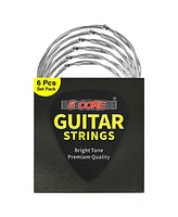 5 Core Electric Guitar Strings ; 0.009-.042 Gauge w Deep Bright Tone for 6 String Electric Guitars - Gs El