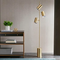 Streamdale Furniture Alta 3-Light Metal Floor Lamp