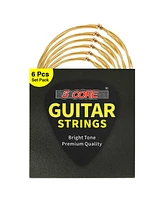 5 Core Guitar Strings • 0.010-0.047 Phosphor Bronze w Deep Bright Tone for 6 String Acoustic Guitars - Gs Ac Bz