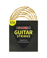 5 Core Guitar Strings • 0.010-0.047 Steel Gauge • w Deep Bright Tone for 6 String Acoustic Guitars - Gs Ac Brss