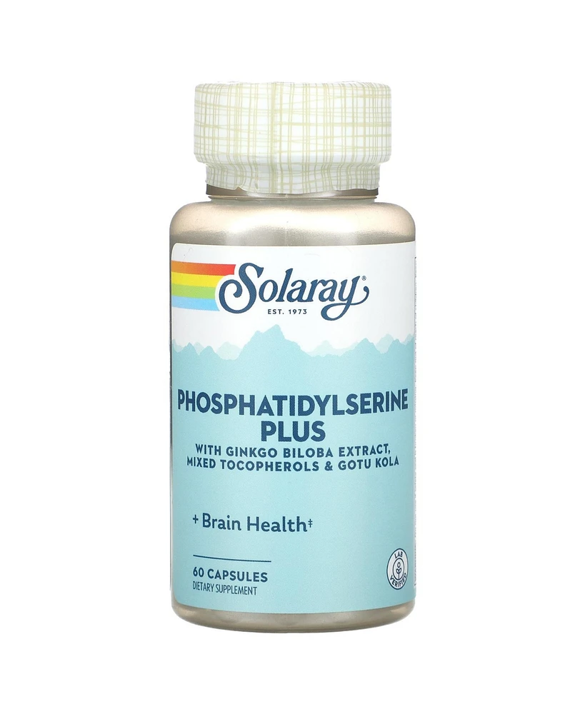 Solaray Phosphatidylserine Plus - 60 Capsules - Assorted Pre