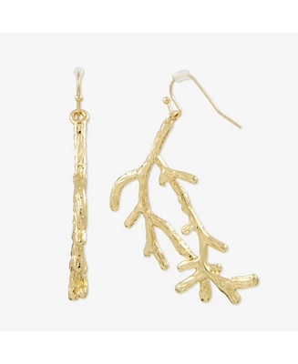 sanctuaire Branch Statement Earrings Gold