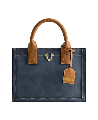 True Religion Modern Edge Suede Tote