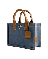 True Religion Modern Edge Suede Tote