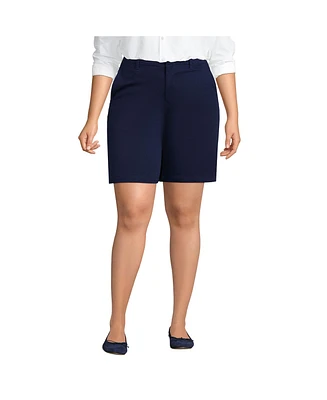 Lands' End Plus Classic 7" Chino Shorts