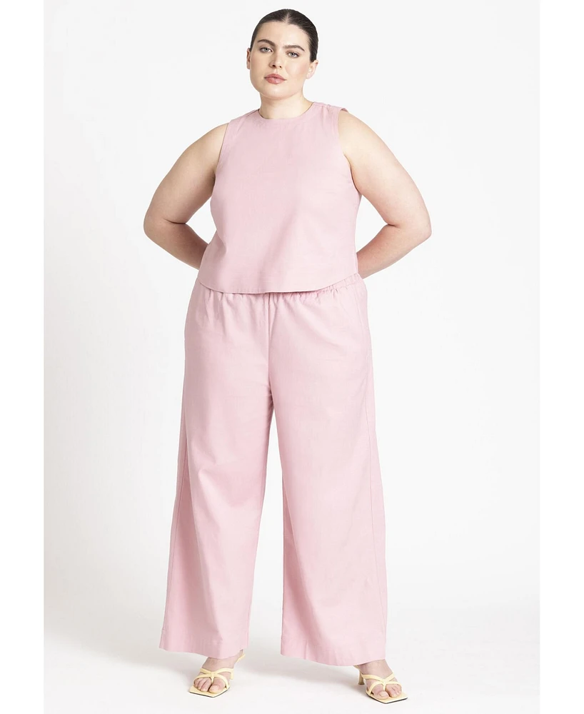 Eloquii Plus Easy Wide Leg Pant