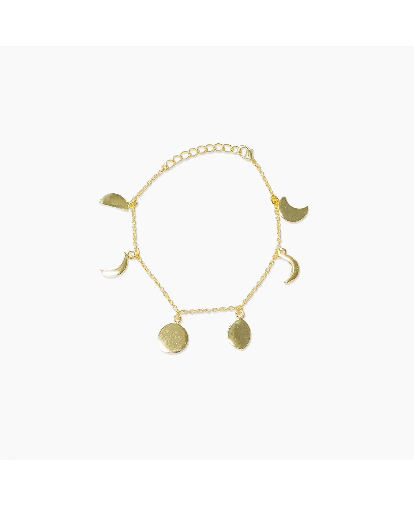 sanctuaire Sanctuary Project by Moon Phases Charm Bracelet Gold