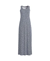 Lands' End Women's Sleeveless Cooling Long Nightgown