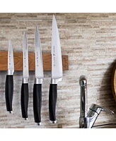 Zulay Kitchen Wooden Magnetic Knife Strip