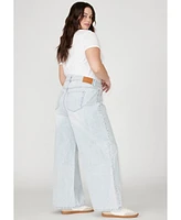 Eloquii Plus The Yvette Rigid Wide Leg Jean