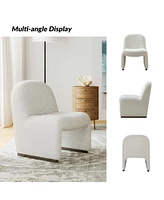 Hulala Home Roberto Mid-century Side Chair with Hardwood Legs
