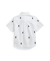 Polo Ralph Lauren Baby Boys Pony Oxford Short-Sleeve Shirt