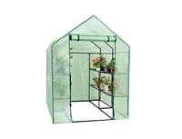 Inolait Sugift 8 shelves Mini Walk In Greenhouse Outdoor Gardening Plant Green House