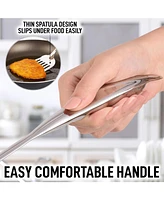 Stainless Steel Slotted Turner Cooking Utensil - Metal Kitchen Accessories