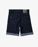 Cultura Toddler Boys Roll-Up Denim Shorts 2-Pack