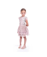 Imoga Collection Little Girls Monroe Daisy Novelty Woven Dress