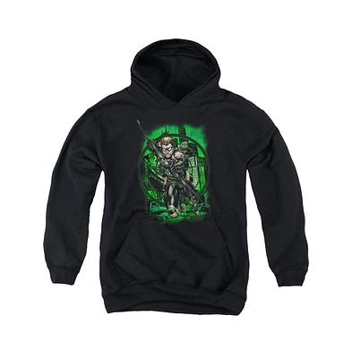 Justice League Boys of America Youth My Sight Pull Over Hoodie / Hooded Sweatshirt