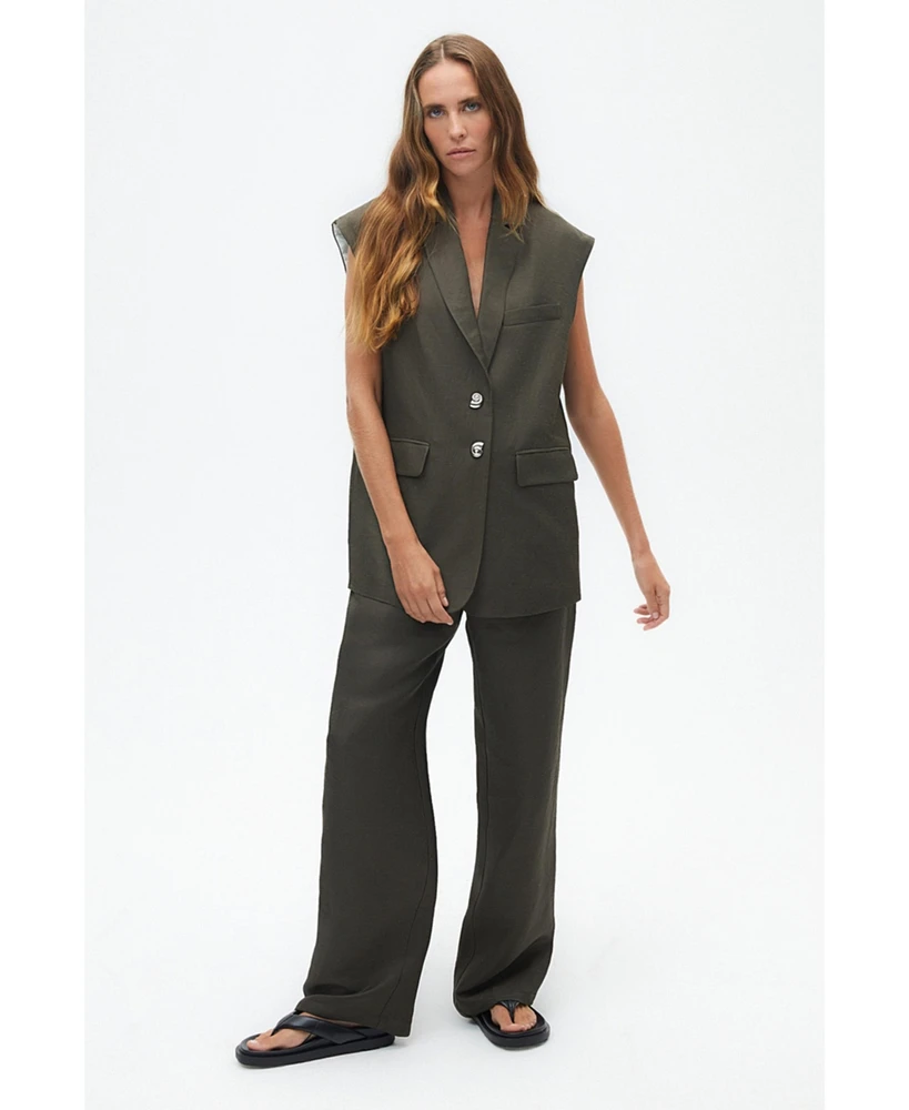 Nocturne Women's High Waisted Pants