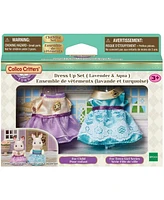 Epoch Calico Critters Lavender And Aqua Dress Up Set