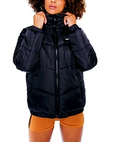 Members Only Women's Rugrats Reversible Cire Puffer Jacket