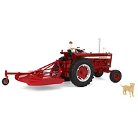 Ertl 1/16 Big Farm Farmall Tractor with Mower & Figures