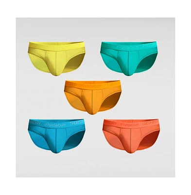 Rounderbum Men's Cyber Daily Package Brief 5Pack