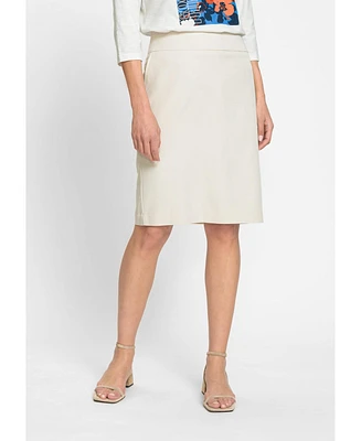 Olsen Women's Flat Front Business Skirt