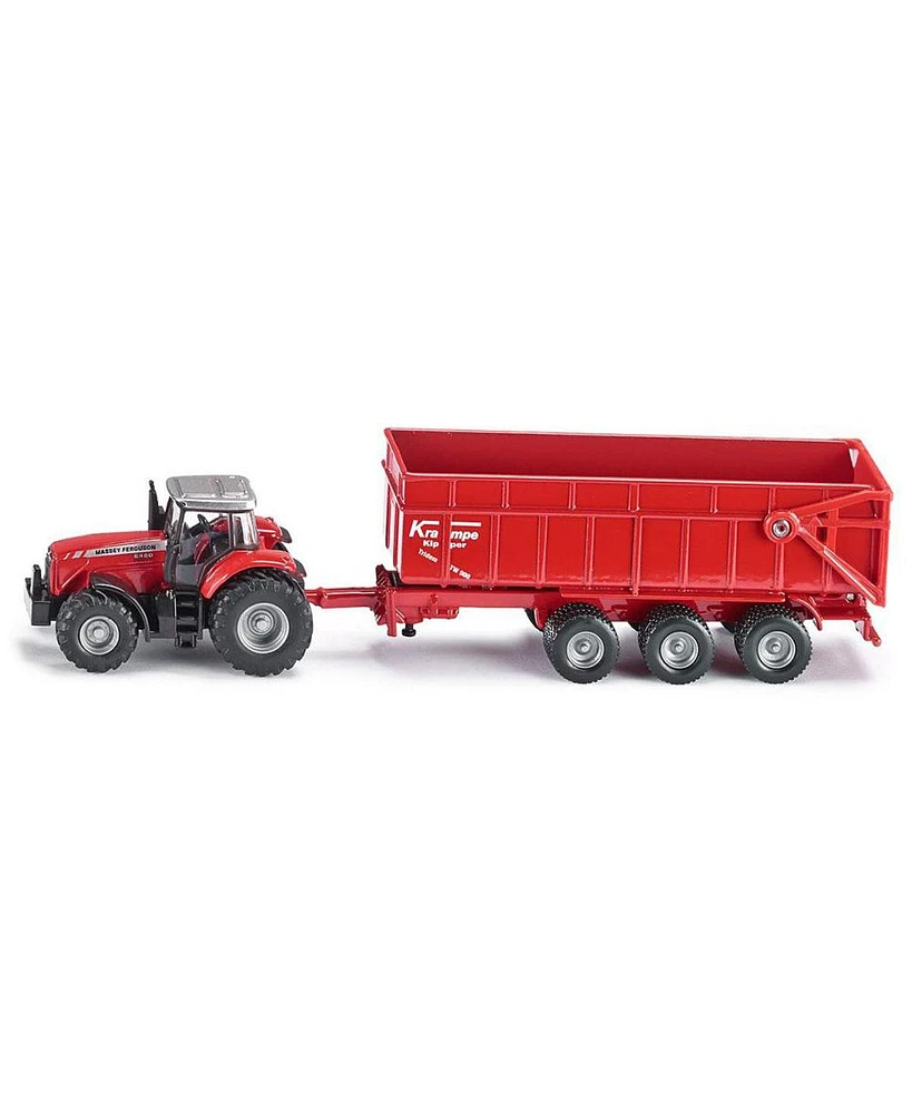 Siku 1/87 Massey Ferguson 8480 with Krampe Dump Trailer Siku-1844